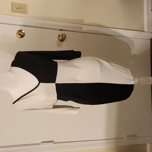 Black and white dress